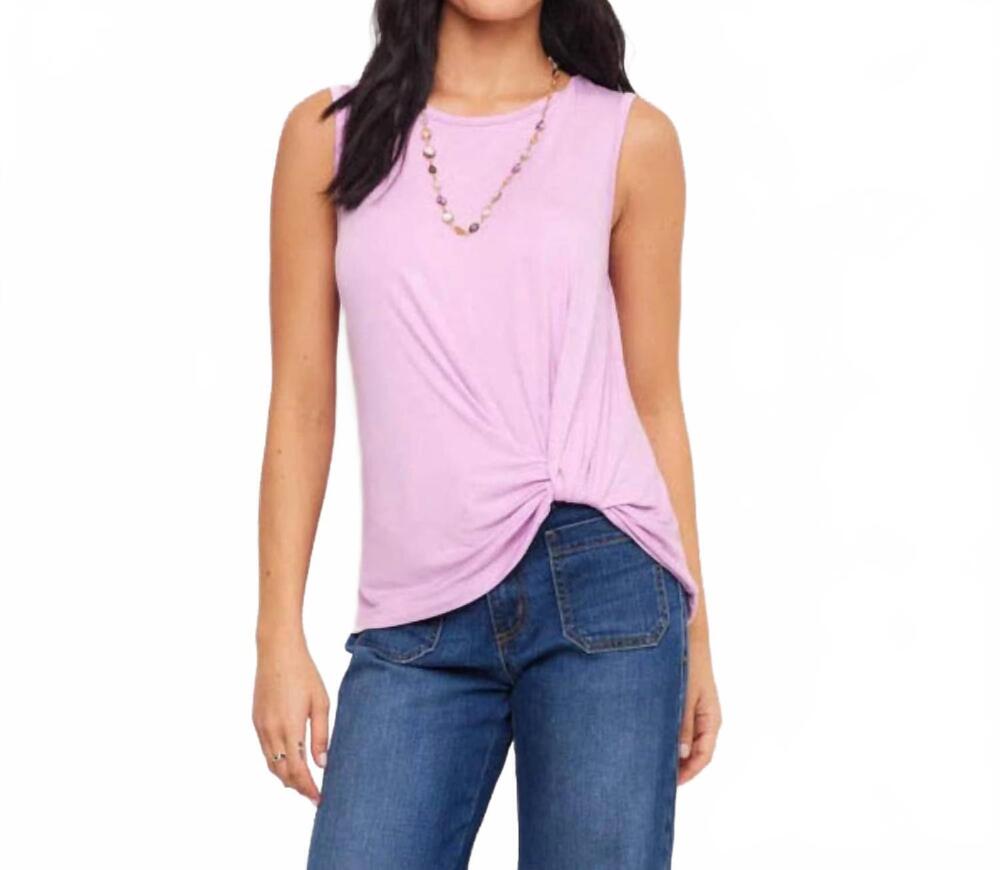 NEW KAREN KANE sleeveless pick-up top in petal pink